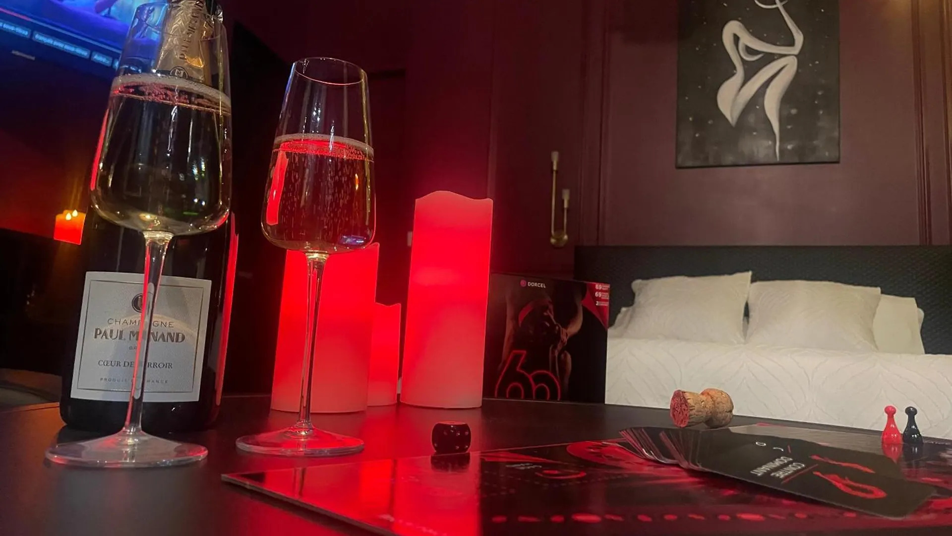 شقة Suite Romantique Avec Balneo Et Jeux Coquins رْوان